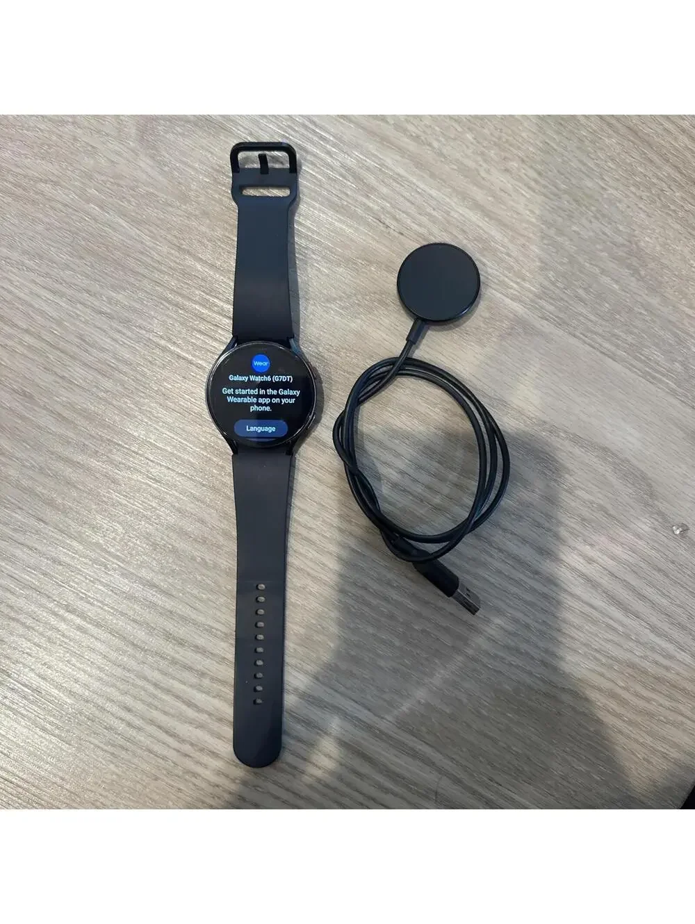 Samsung Galaxy Watch6 SM-R940 44mm Aluminum Case with Sport Band - Graphite...